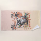Feral Girl Summer Beach Towel  ビーチタオル (正面)