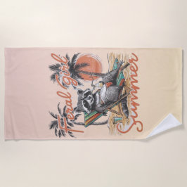 Feral Girl Summer Beach Towel  ビーチタオル