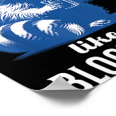 Feral Like My Blood Sugar Funny Raccoon Diabetes A ポスター (角)