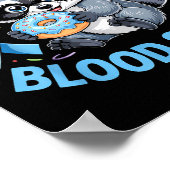 Feral Like My Blood Sugar Raccoon  ポスター (角)