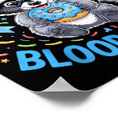 Feral Like My Blood Sugar Raccoon Outfit With Donu ポスター (角)