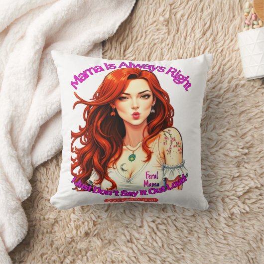 Feral Mama クッション (ブランケット)