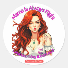 Feral Mama ラウンドシール