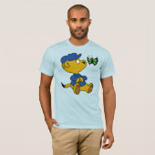 Feraldの蝶 緑 tシャツ (正面フル)
