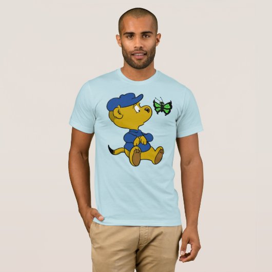 Feraldの蝶 緑 tシャツ (正面フル)