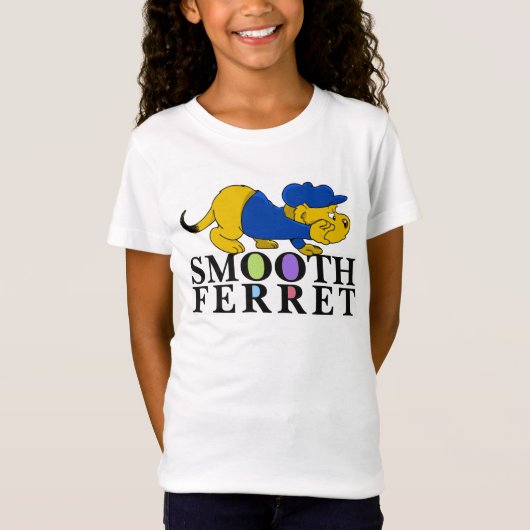 Ferald：スムーズなフェレットTシャツ Tシャツ (正面)
