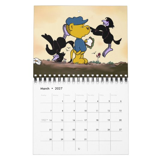 Ferald Calendar 2026 カレンダー (3月 2027)