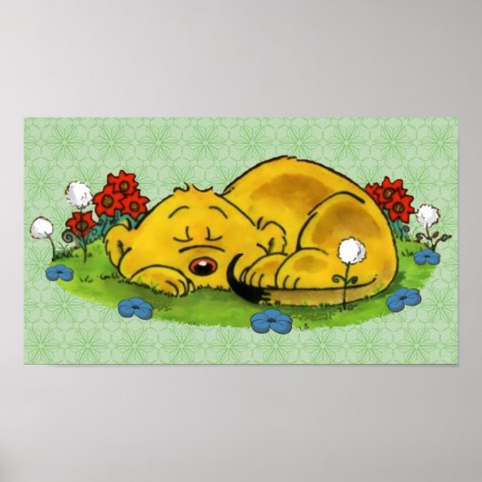 Ferald Sleeping By The Sunflowers Poster ポスター (正面)