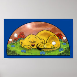 Ferald Sleeping By The Sunflowers Poster ポスター