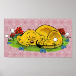 Ferald Sleeping By The Sunflowers Poster ポスター