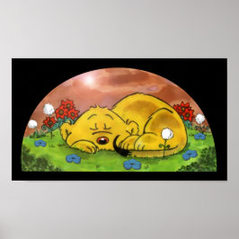 Ferald Sleeping By The Sunflowers Poster ポスター