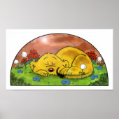 Ferald Sleeping By The Sunflowers Poster ポスター (正面)