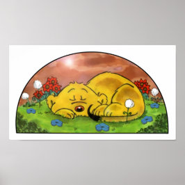 Ferald Sleeping By The Sunflowers Poster ポスター