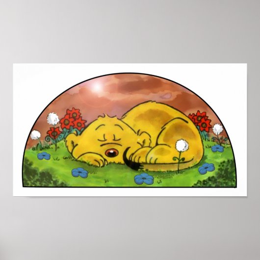 Ferald Sleeping By The Sunflowers Poster ポスター (正面)