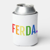 FERDAホッケーレターケニーゲイデザイン 缶クーラー (缶正面)