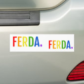 ferda バンパーステッカー (車上)