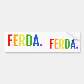 ferda バンパーステッカー