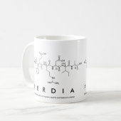 Ferdiaのペプチッド名前のマグ コーヒーマグカップ (正面左)