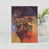 Ferdinand du Puigaudeau - Breton Girls with Chines 招待状 (スタンド正面)