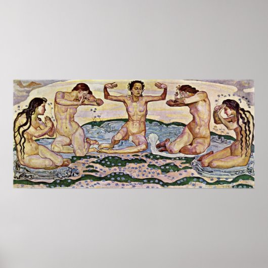 Ferdinand Hodler - The day ポスター (正面)