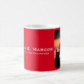 Ferdinand Marcos（フィリピン第10代大統領） コーヒーマグカップ (中央)