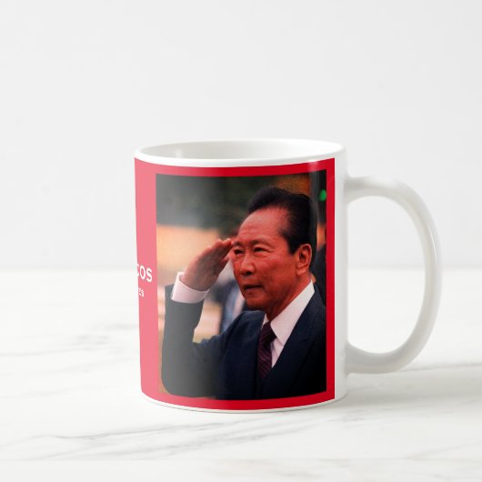 Ferdinand Marcos（フィリピン第10代大統領） コーヒーマグカップ (右)