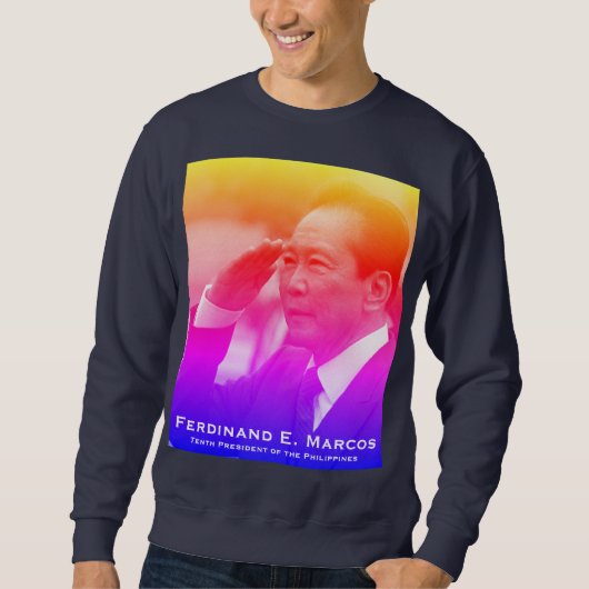 Ferdinand Marcos(フィリピン第10代大統領) スウェットシャツ (正面)