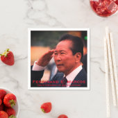 Ferdinand Marcos(フィリピン第10代大統領) スタンダードカクテルナプキン (インサイチュ)