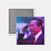 Ferdinand Marcos（フィリピン第10代大統領） マグネット (正面/裏面)