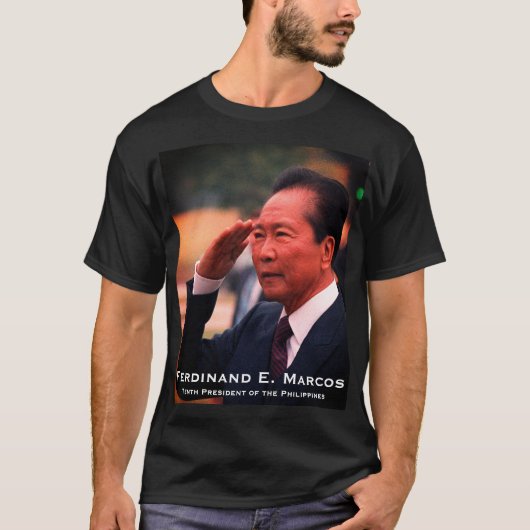 Ferdinand Marcos（フィリピン第10代大統領） Tシャツ (正面)
