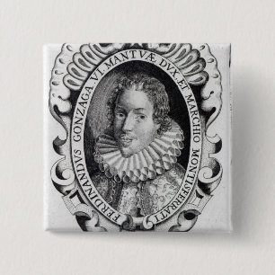 、Ferdinando Gonzaga Mantuaの公爵 缶バッジ