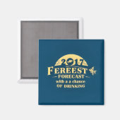 Fereest Forecast: ドリンクと釣り気分 マグネット (正面/裏面)