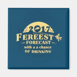Fereest Forecast: ドリンクと釣り気分 マグネット