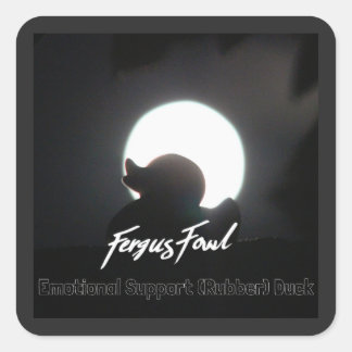 FergusFowl ES(R)Dステッカー スクエアシール