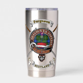 Ferguson Clan Badge Tartan & Swords 保温保冷タンブラー (背面)