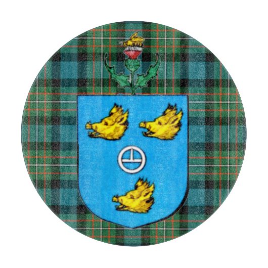 Ferguson clan shield cutting board カッティングボード (正面)