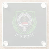 Ferguson Scottish Clan Crest ガラスコースター (裏面)
