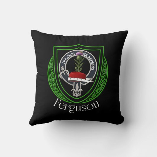 Ferguson Scottish Clan Crest クッション (裏面)