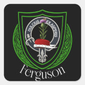 Ferguson Scottish Clan Crest  スクエアシール (正面)