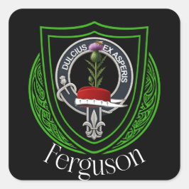 Ferguson Scottish Clan Crest  スクエアシール