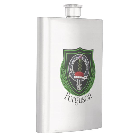 Ferguson Scottish Clan Crest フラスク (右)