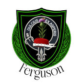 Ferguson Scottish Clan Crest フラスク