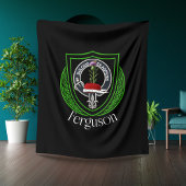 Ferguson Scottish Clan Crest フリースブランケット
