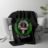 Ferguson Scottish Clan Crest フリースブランケット