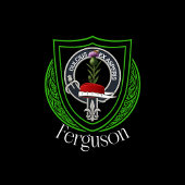 Ferguson Scottish Clan Crest フリースブランケット