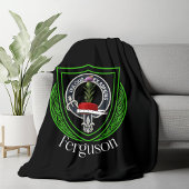 Ferguson Scottish Clan Crest フリースブランケット