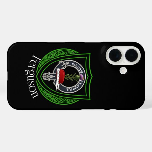 Ferguson Scottish Clan Crest Case-Mate iPhoneケース (裏面 (横))