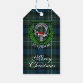 Ferguson Scottish Clan Tartan & Crest ギフトタグ (正面)