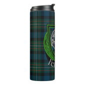 Ferguson Scottish Clan Tartan & Crest タンブラー (回転左)