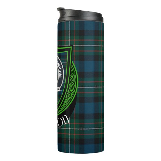 Ferguson Scottish Clan Tartan & Crest タンブラー (回転右)
